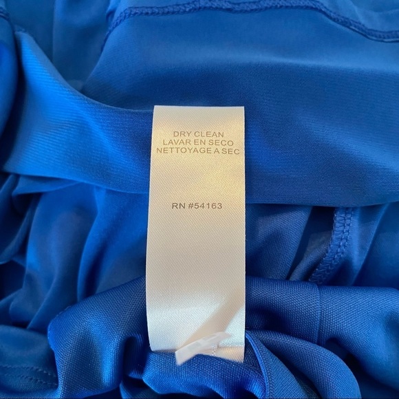 Jessica Simpson NWT Asymmetrical Batwing Nautical Blue Dress - 6 - Picture 11 of 15